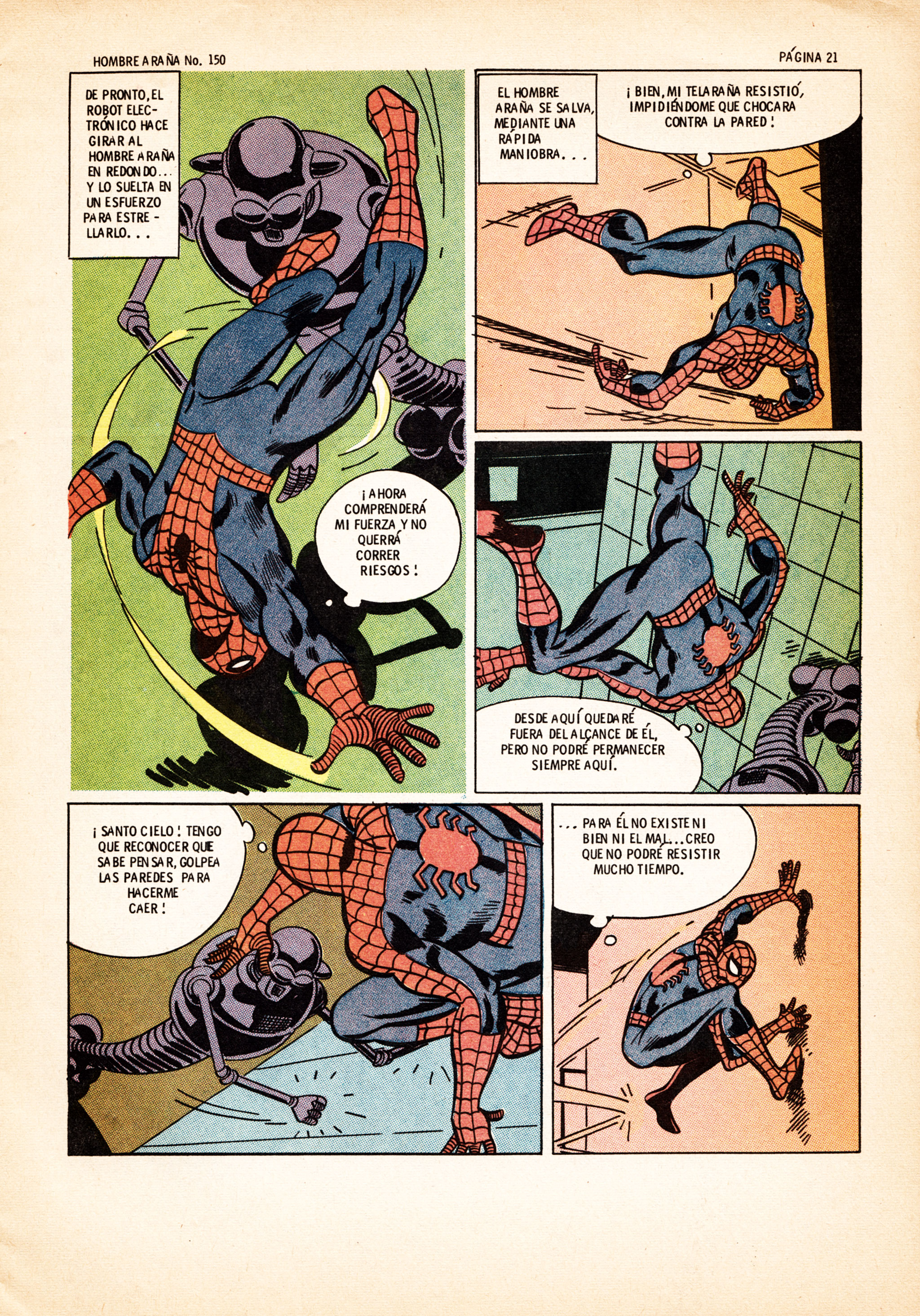 Forgotten Masterpiece: EL SORPRENDENTE HOMBRE ARANA #150 and AMAZING  SPIDER-MAN #8 – The Tom Brevoort Experience